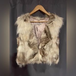 Rabbit fur vest